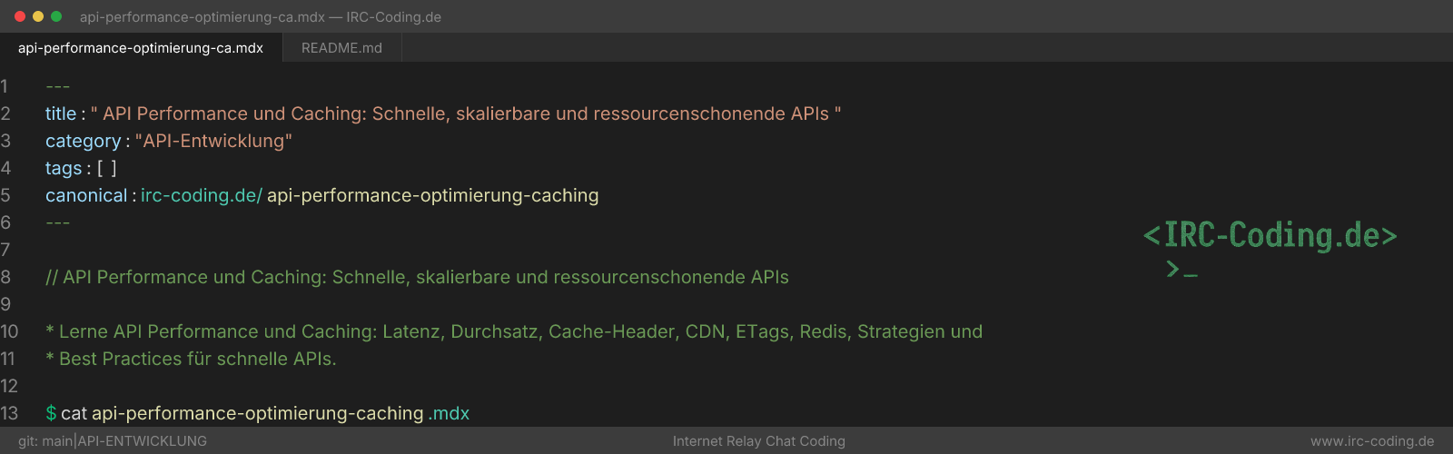API Performance and Caching: Fast, Scalable APIs