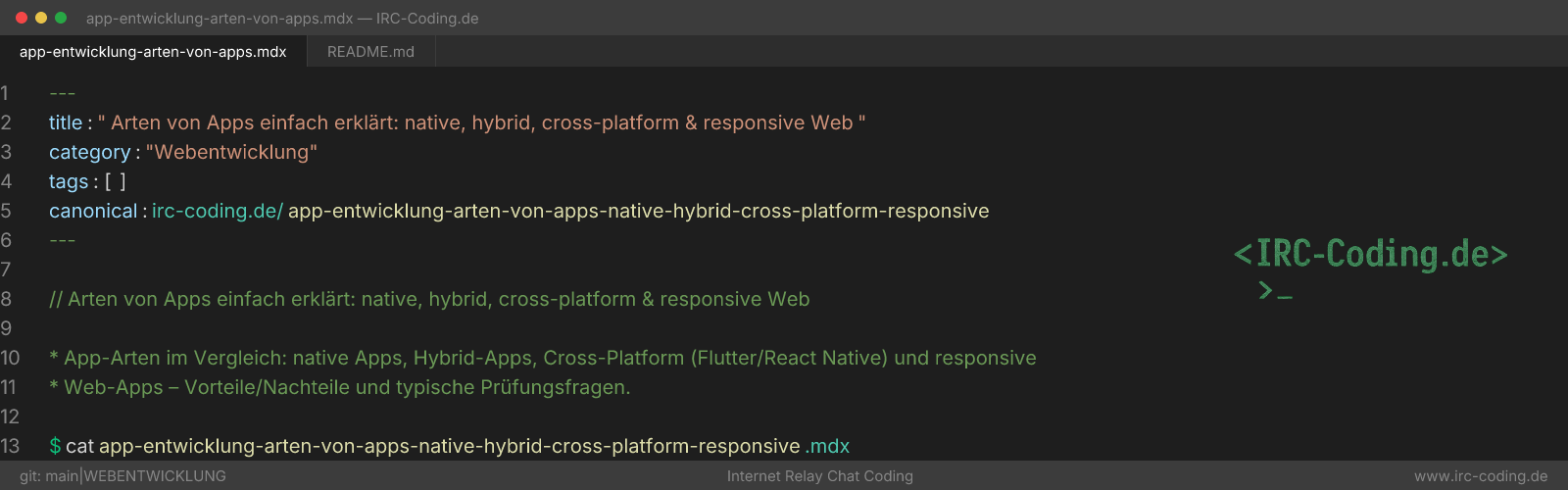 Tipos de apps: native, hybrid, cross-platform