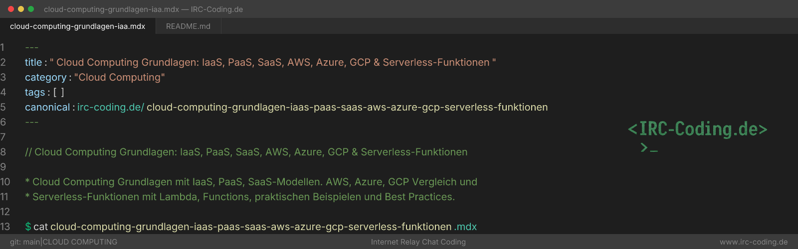 Cloud Computing Basics: IaaS, PaaS, SaaS & Serverless