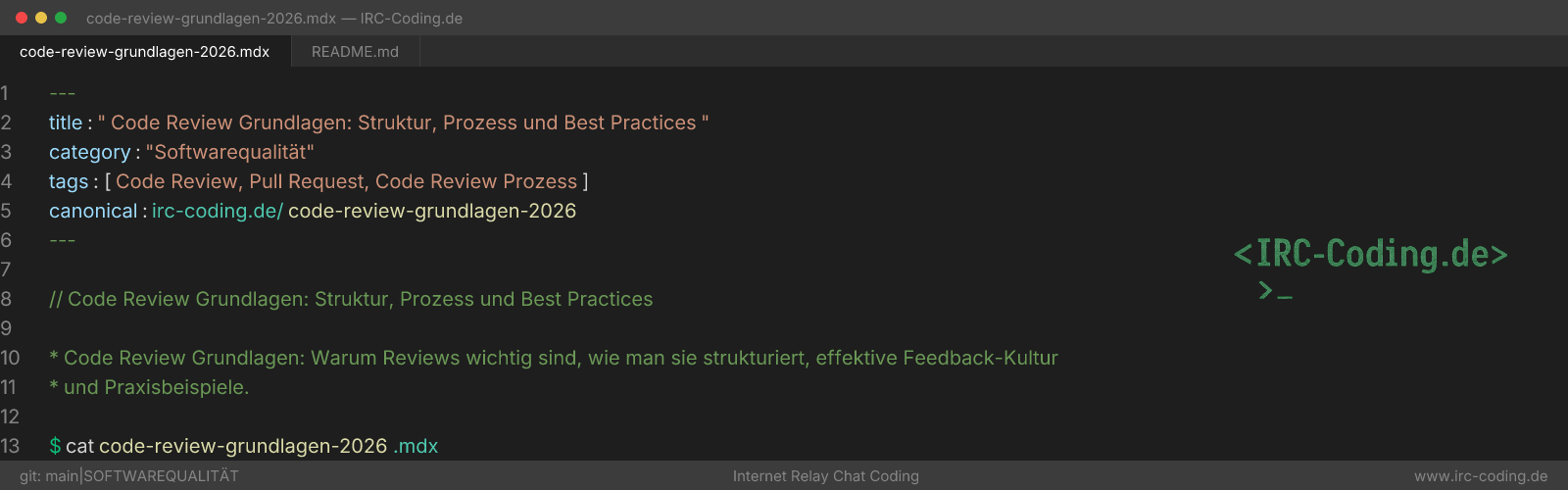Code Review Fundamentals: Structure, Process & Best Practices
