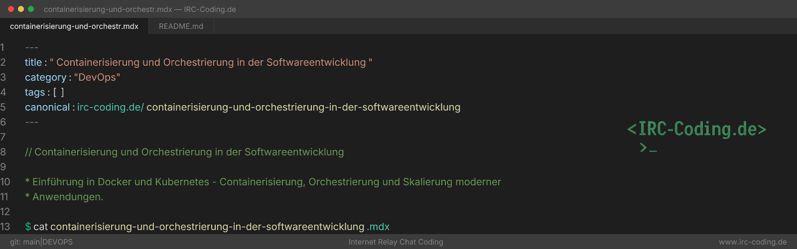 Containerisierung und Orchestrierung in der Softwareentwicklung