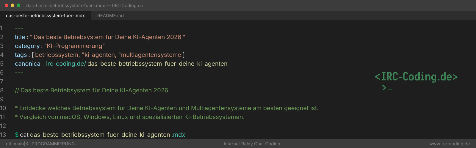 Das beste Betriebsystem für Deine KI-Agenten 2026