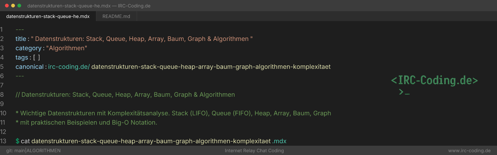 Data Structures: Stack, Queue, Heap, Array, Tree, Graph