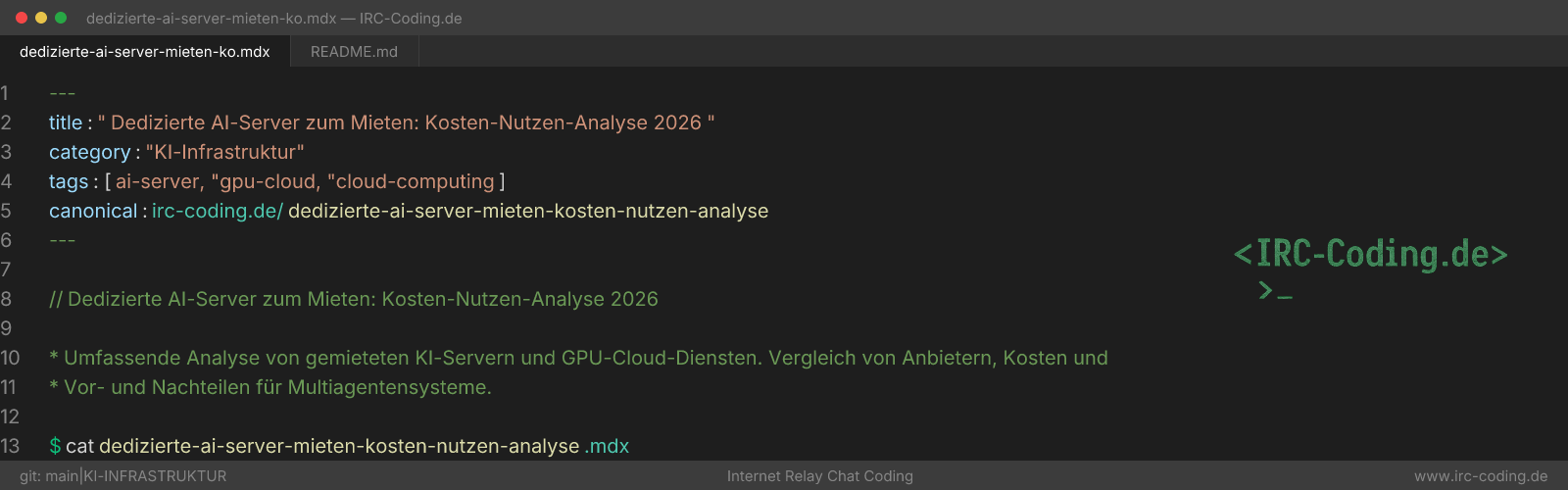 Dedizierte AI-Server zum Mieten: Kosten-Nutzen-Analyse 2026