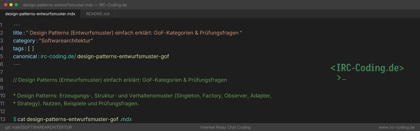 Design Patterns Explained: GoF Categories & Examples