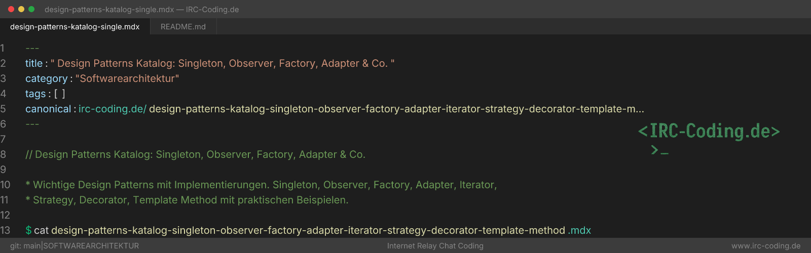 Catálogo de Design Patterns: Singleton, Observer, Factory