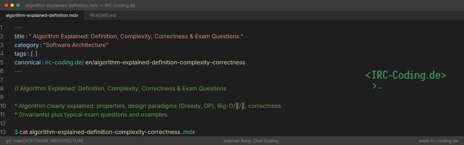 Algorithm Explained: Definition, Complexity, Correctness & Exam Questions
