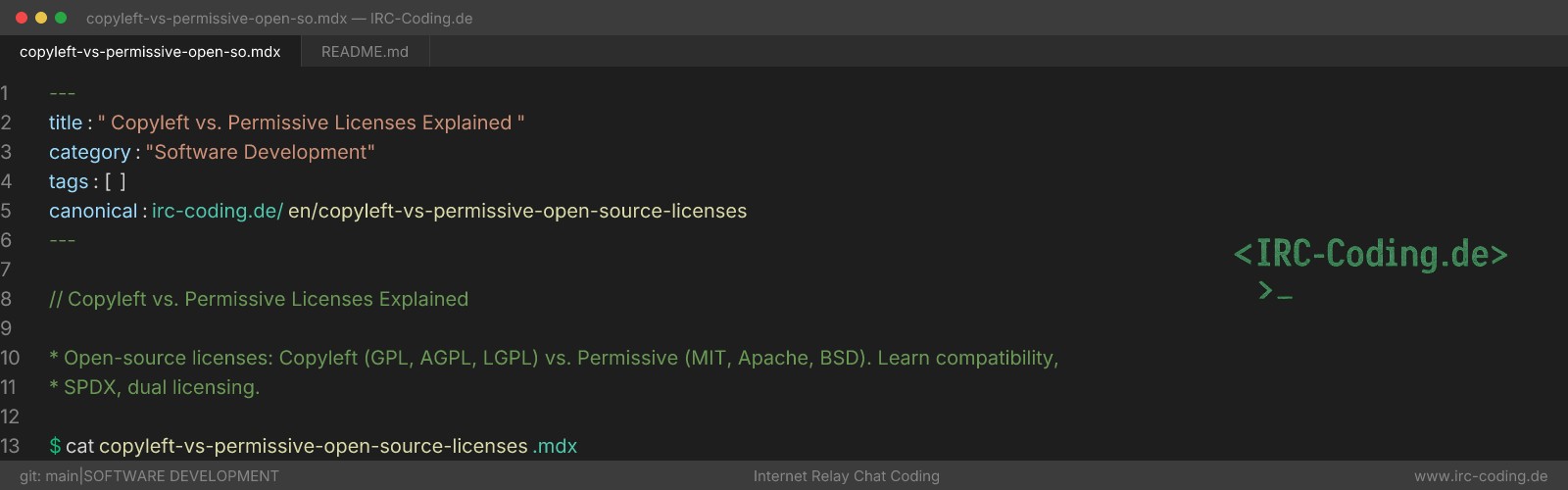 Copyleft vs. Permissive Licenses Explained