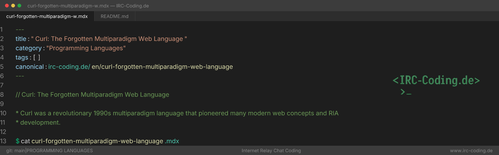 Curl: The Forgotten Multiparadigm Web Language