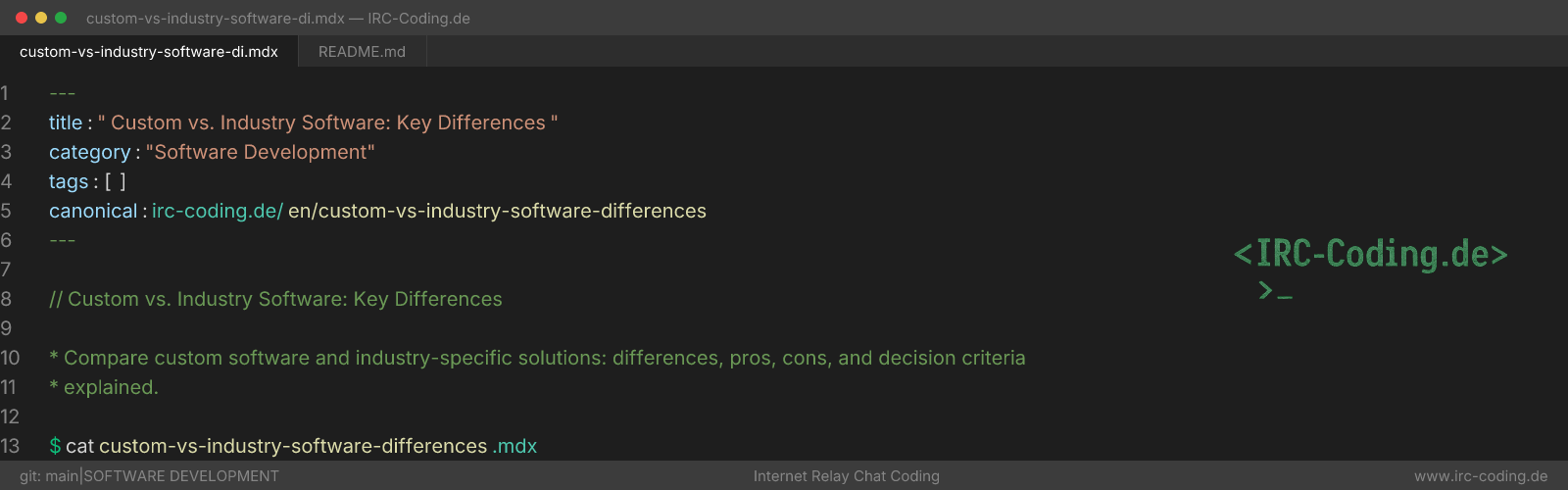 Custom vs. Industry Software: Key Differences