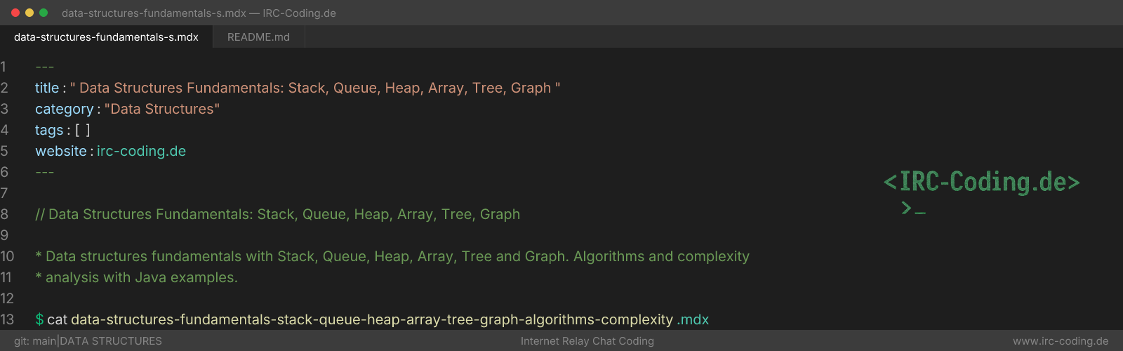 Data Structures Fundamentals: Stack, Queue, Heap, Array, Tree, Graph