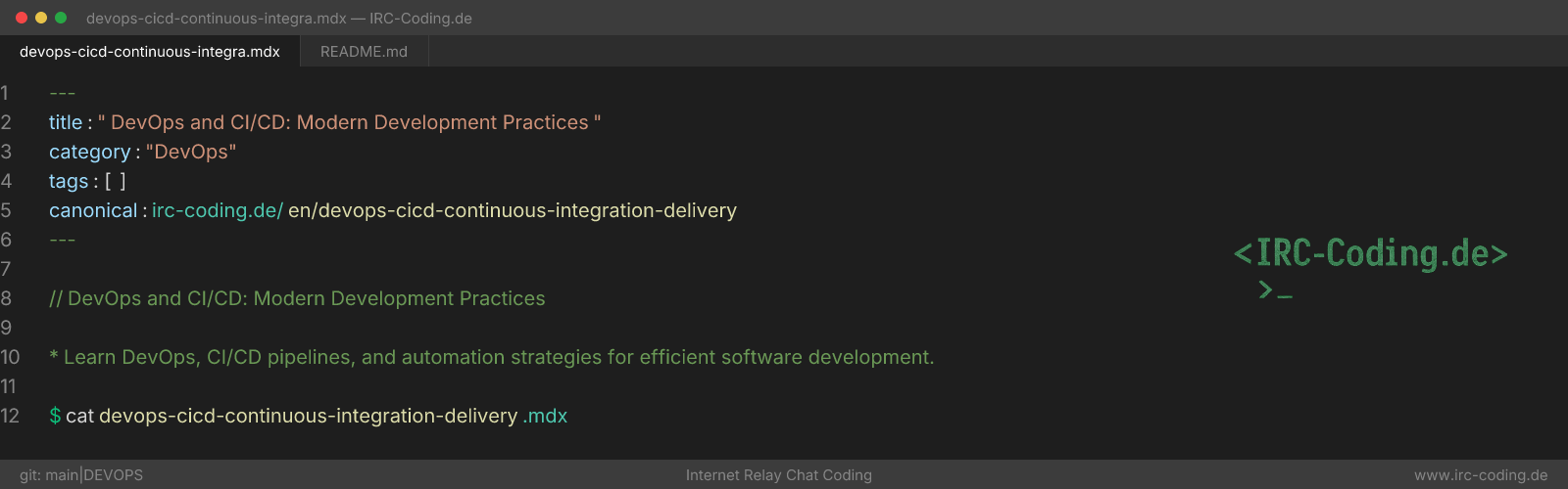 DevOps and CI/CD: Modern Development Practices