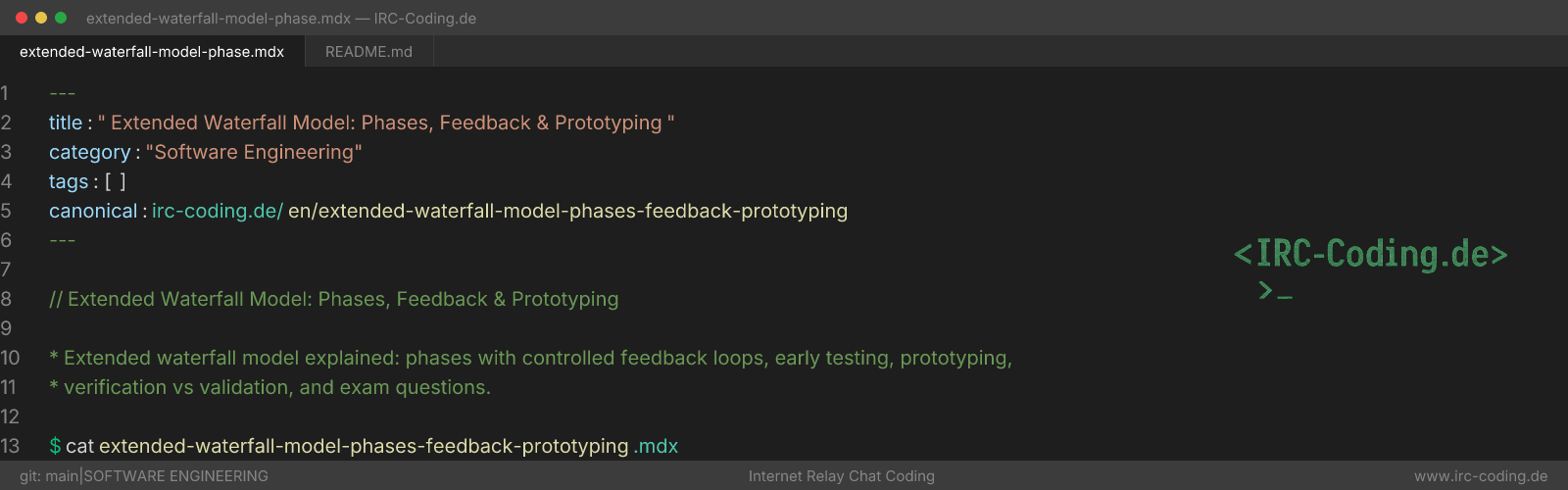 Extended Waterfall Model: Phases, Feedback & Prototyping
