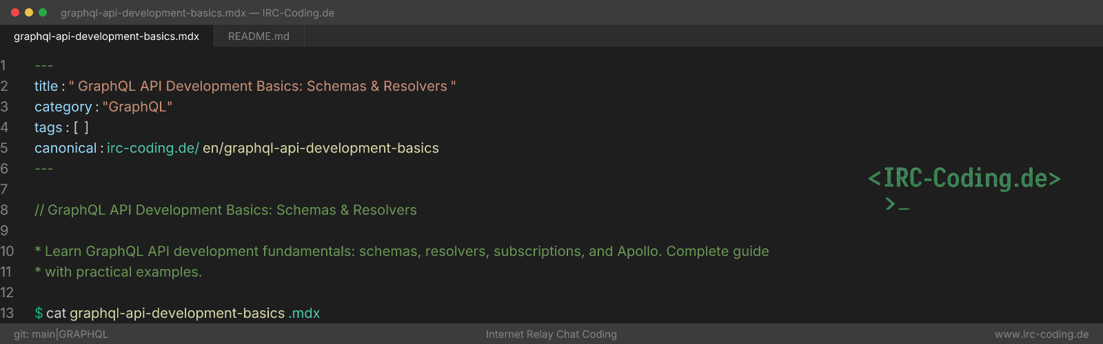 GraphQL API Development Basics: Schemas & Resolvers