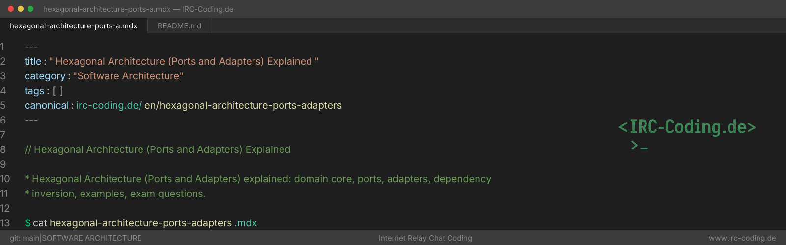 Hexagonal Architecture (Ports and Adapters) Explained