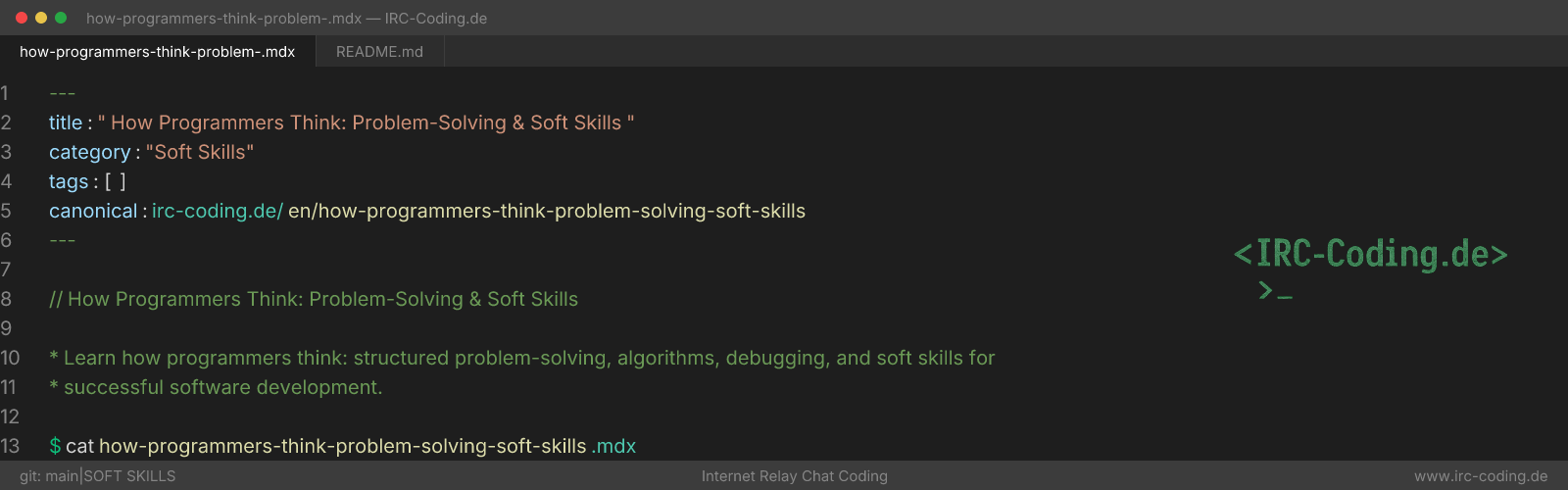 How Programmers Think: Problem-Solving & Soft Skills