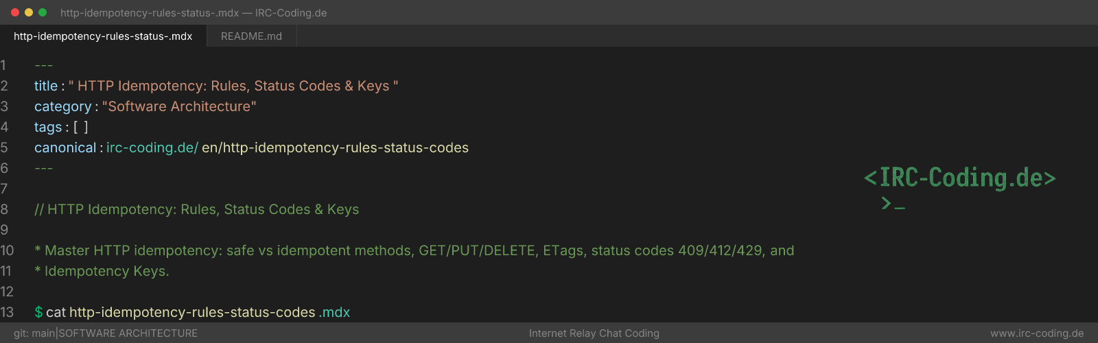 HTTP Idempotency: Rules, Status Codes & Keys