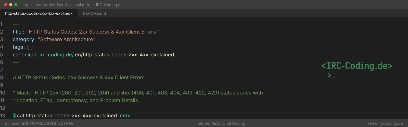 HTTP Status Codes: 2xx Success & 4xx Client Errors