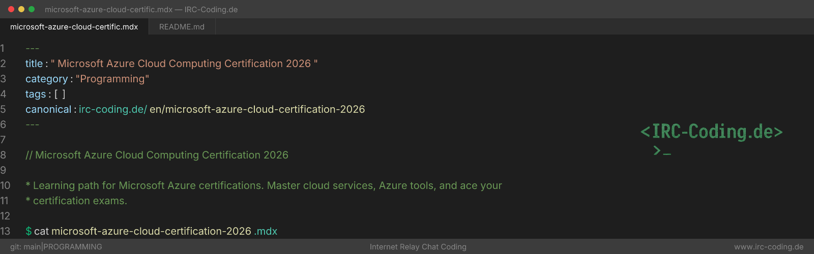 Microsoft Azure Cloud Computing Certification 2026