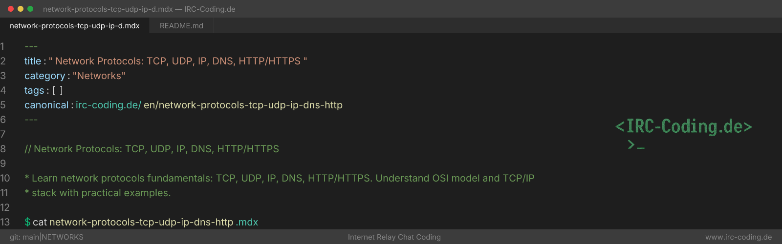 Network Protocols: TCP, UDP, IP, DNS, HTTP/HTTPS