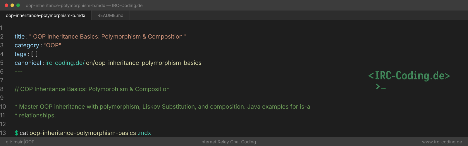 OOP Inheritance Basics: Polymorphism & Composition