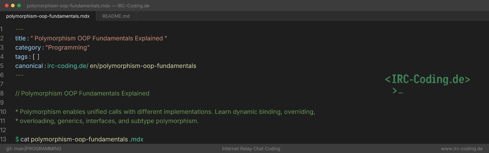 Polymorphism OOP Fundamentals Explained
