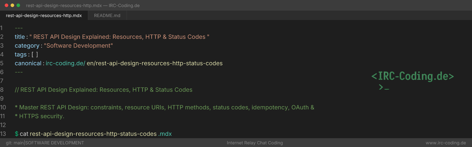 REST API Design Explained: Resources, HTTP & Status Codes