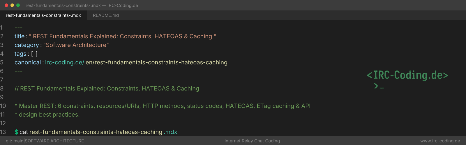 REST Fundamentals Explained: Constraints, HATEOAS & Caching