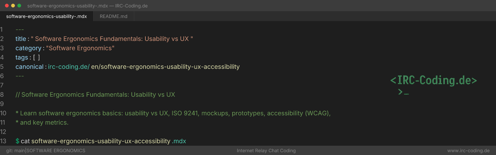 Software Ergonomics Fundamentals: Usability vs UX