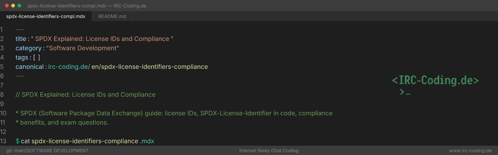 SPDX Explained: License IDs and Compliance