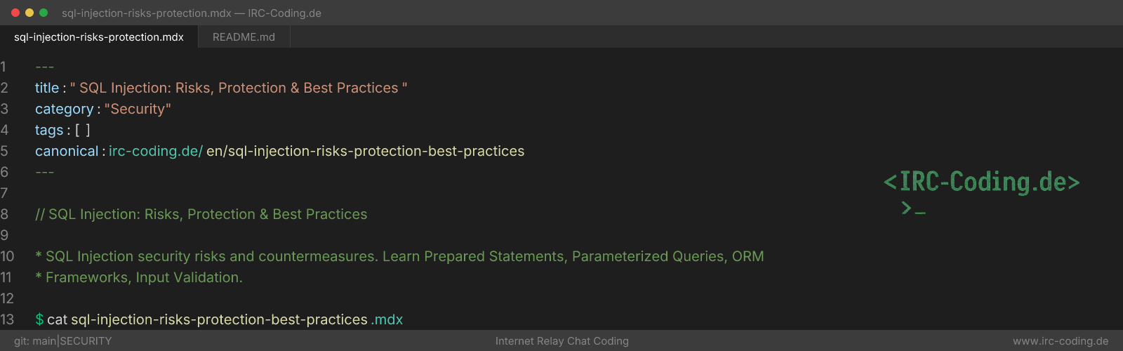 SQL Injection: Risks, Protection & Best Practices
