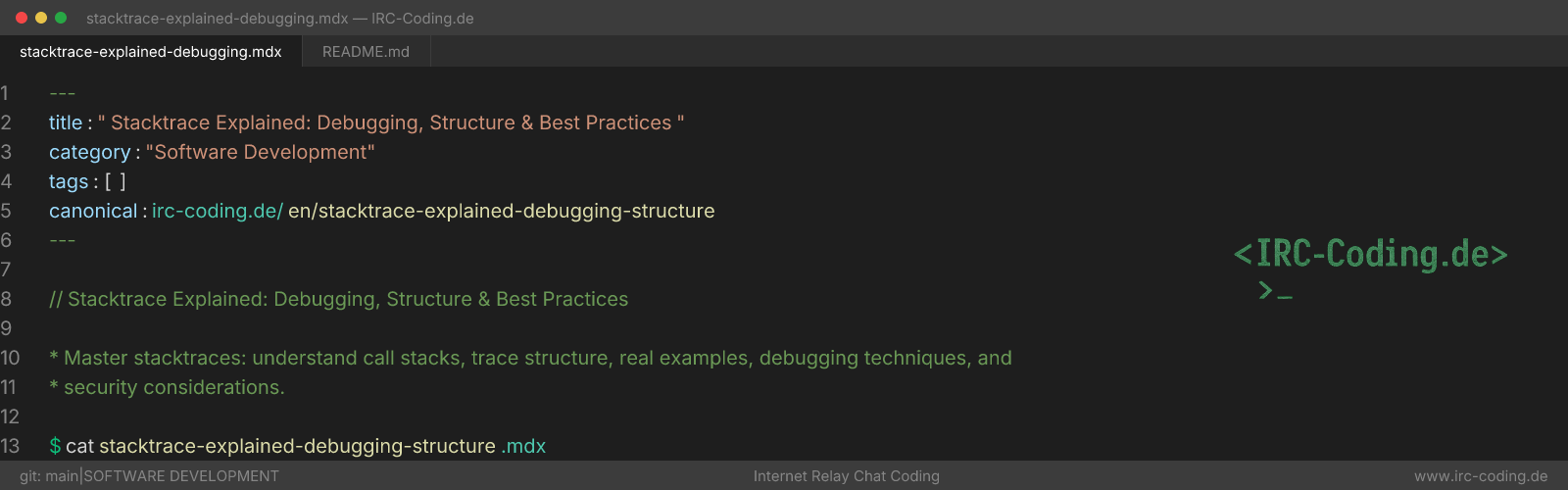 Stacktrace Explained: Debugging, Structure & Best Practices