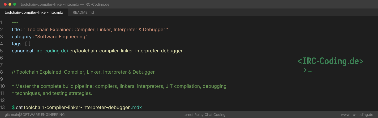 Toolchain Explained: Compiler, Linker, Interpreter & Debugger