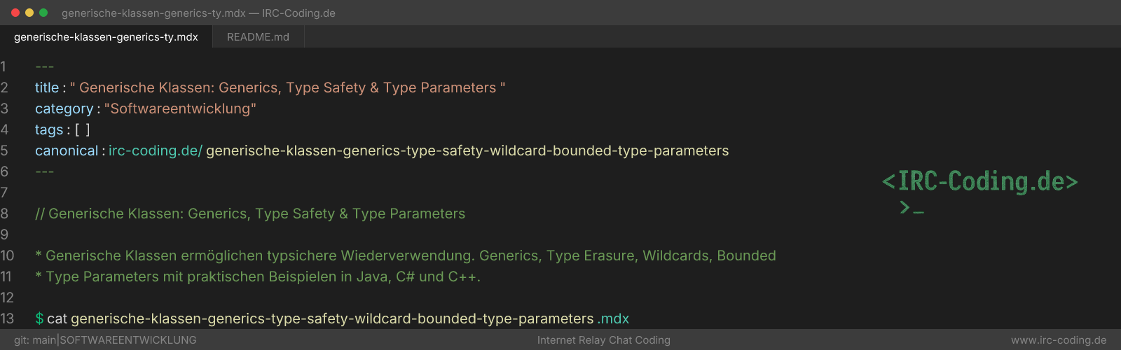 Clases Genéricas: Generics, Type Safety y Parameters