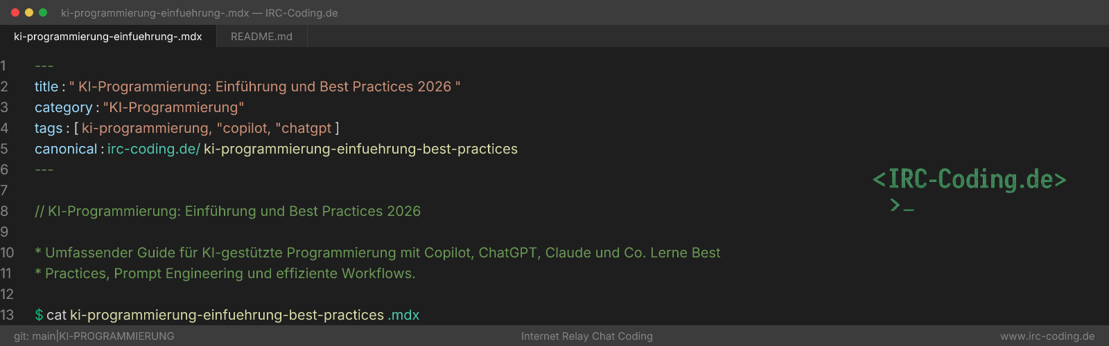 AI Programming: Intro & Best Practices 2026