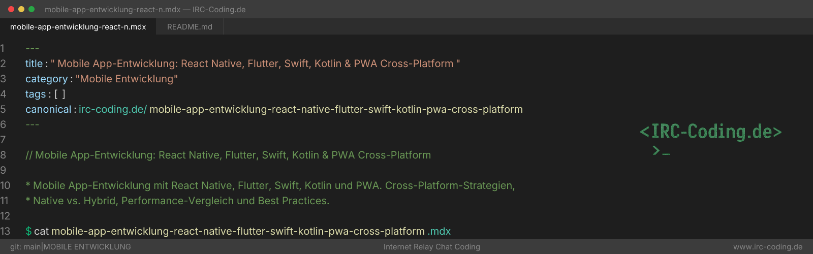 Mobile App Development: React Native, Flutter, Swift
