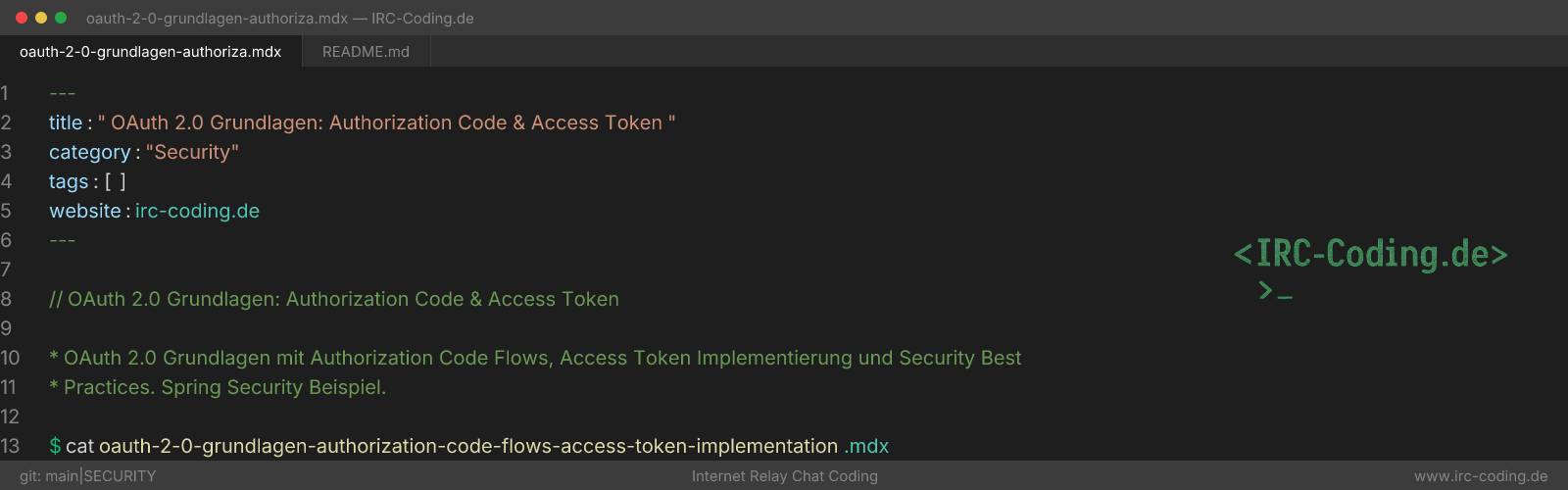 OAuth 2.0 Basics: Authorization Code & Access Token