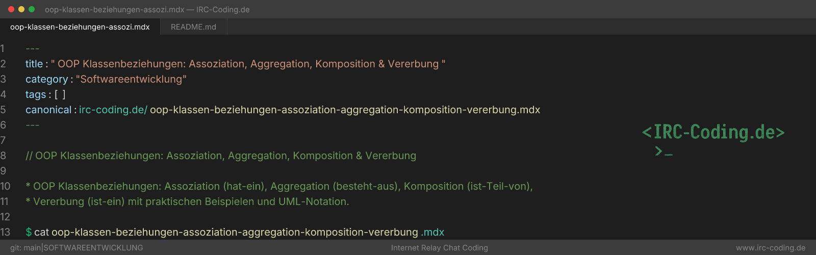 OOP Class Relationships: Association, Aggregation, Composition