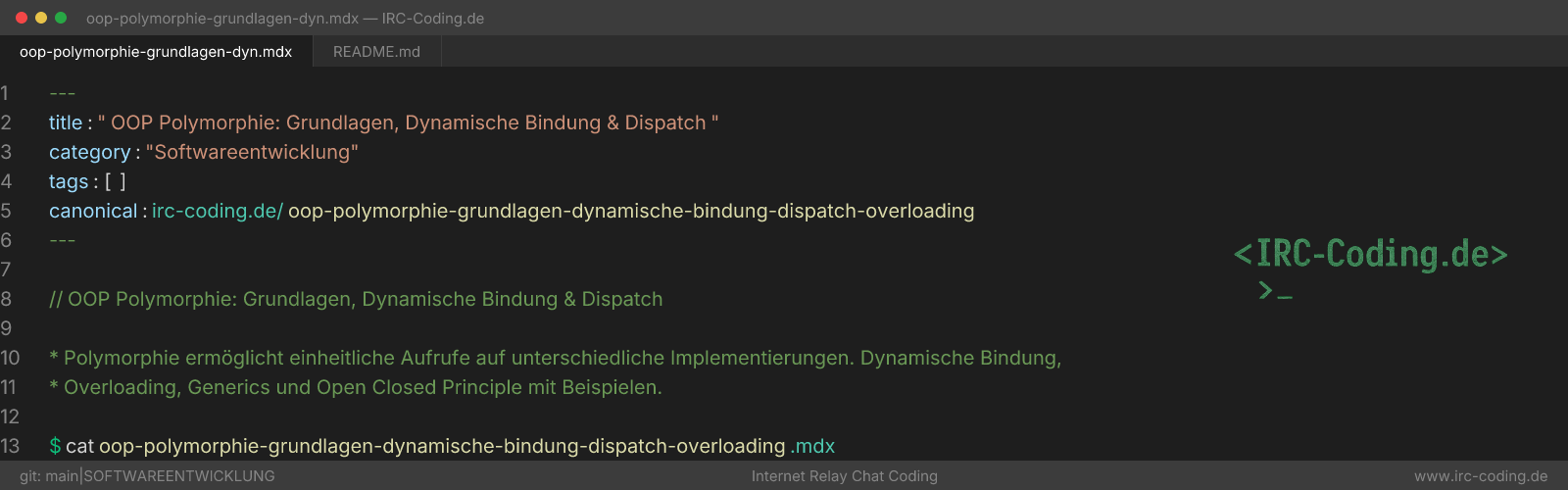OOP Polymorphism: Basics, Dynamic Binding & Dispatch