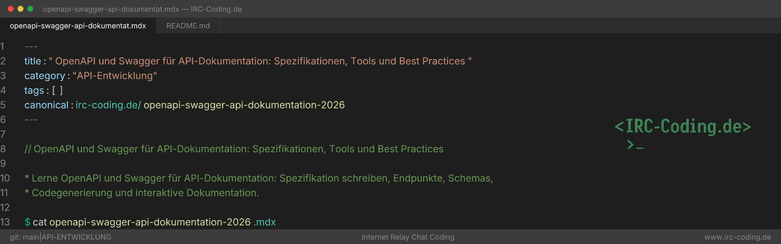 OpenAPI and Swagger: API Documentation Guide