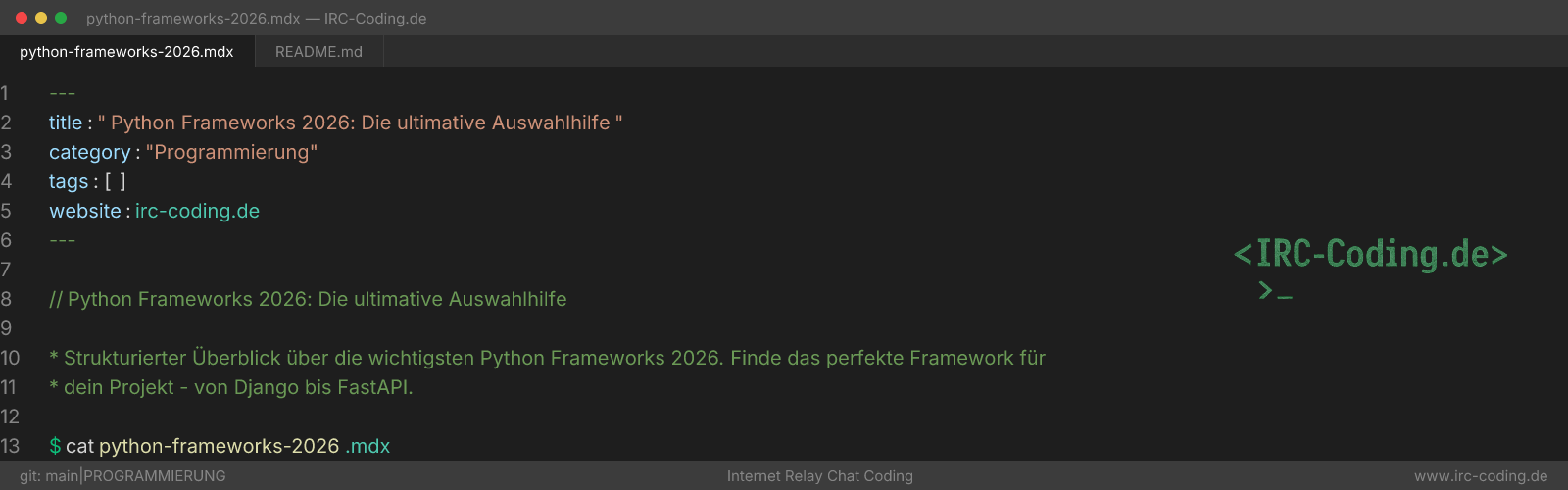 Python Frameworks 2026: The Ultimate Selection Guide
