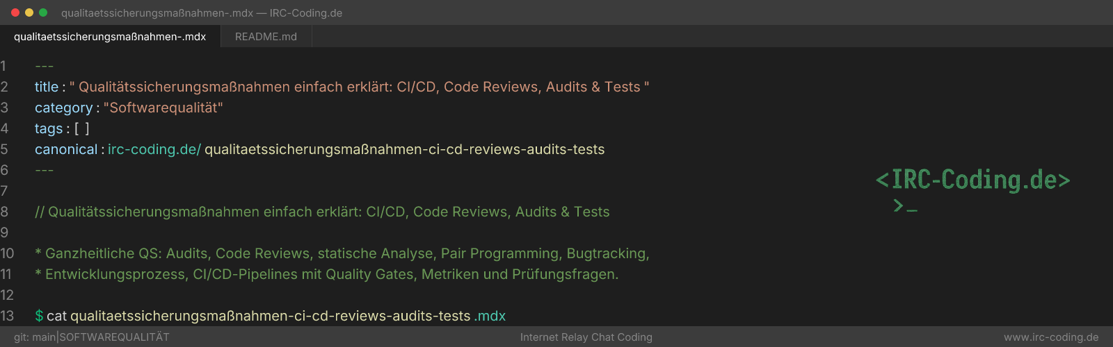 QA Measures Explained: CI/CD, Code Reviews & Tests