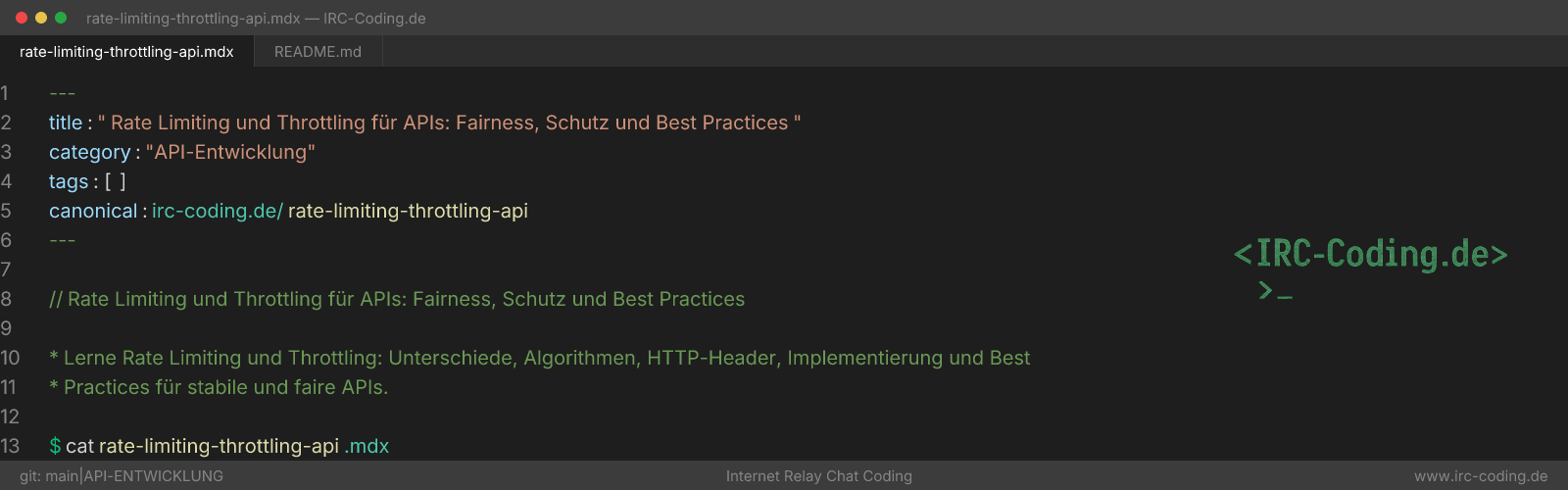 API Rate Limiting and Throttling: Best Practices