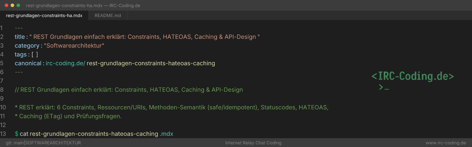 REST: Constraints, HATEOAS, Caching y Diseño