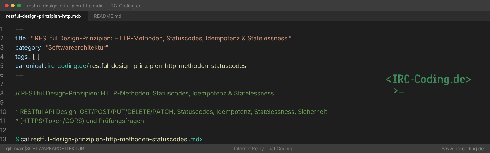 RESTful Design: HTTP Methods, Status Codes & Idempotency