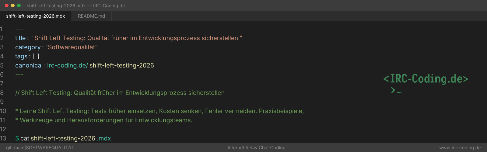 Shift Left Testing: Quality Earlier in Development