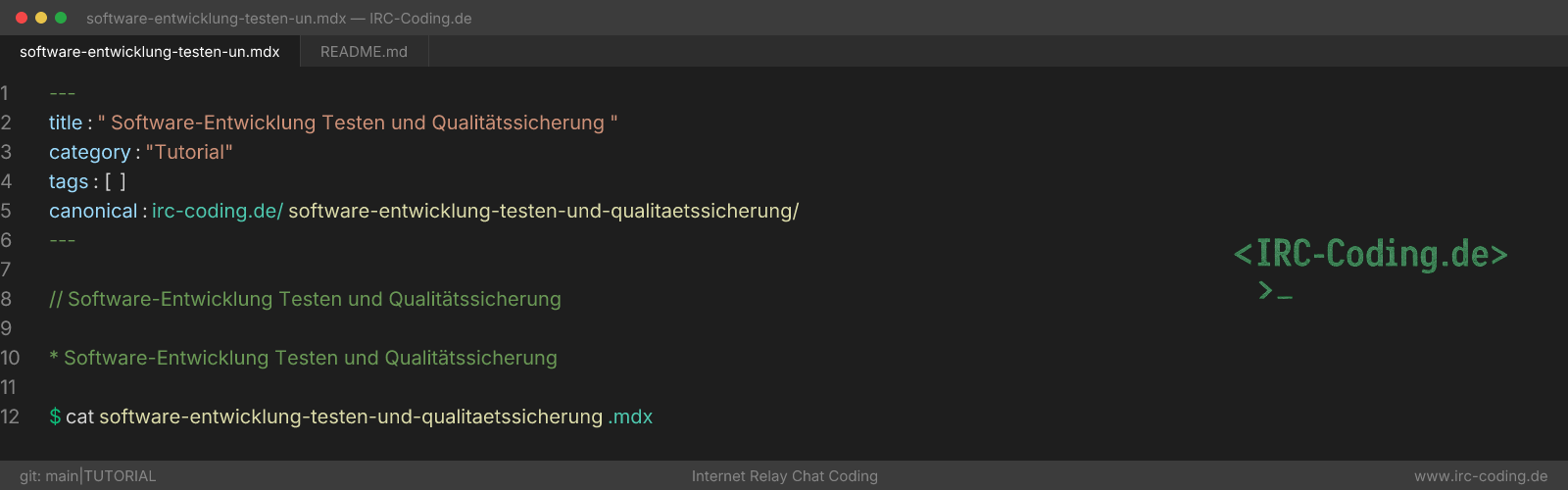 Software-Entwicklung Testen und Qualitätssicherung