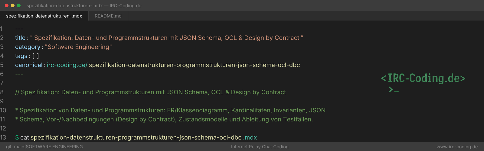 Data Structures with JSON Schema, OCL & Design by Contract