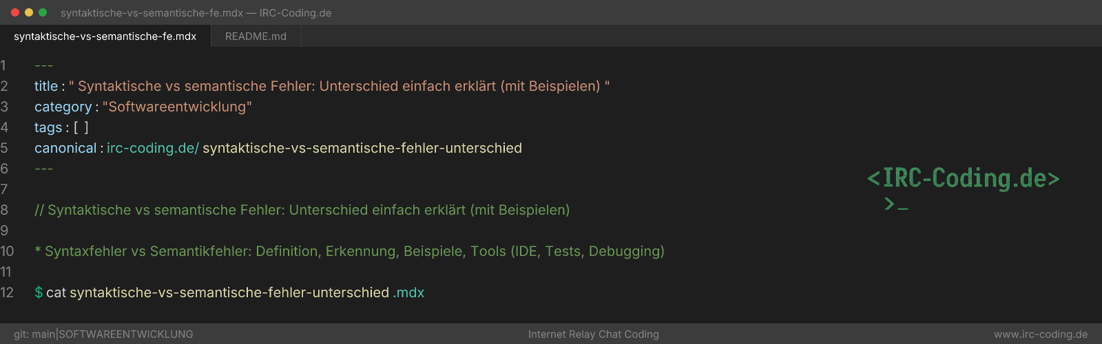 Syntax vs Semantic Errors: Simple Explanation