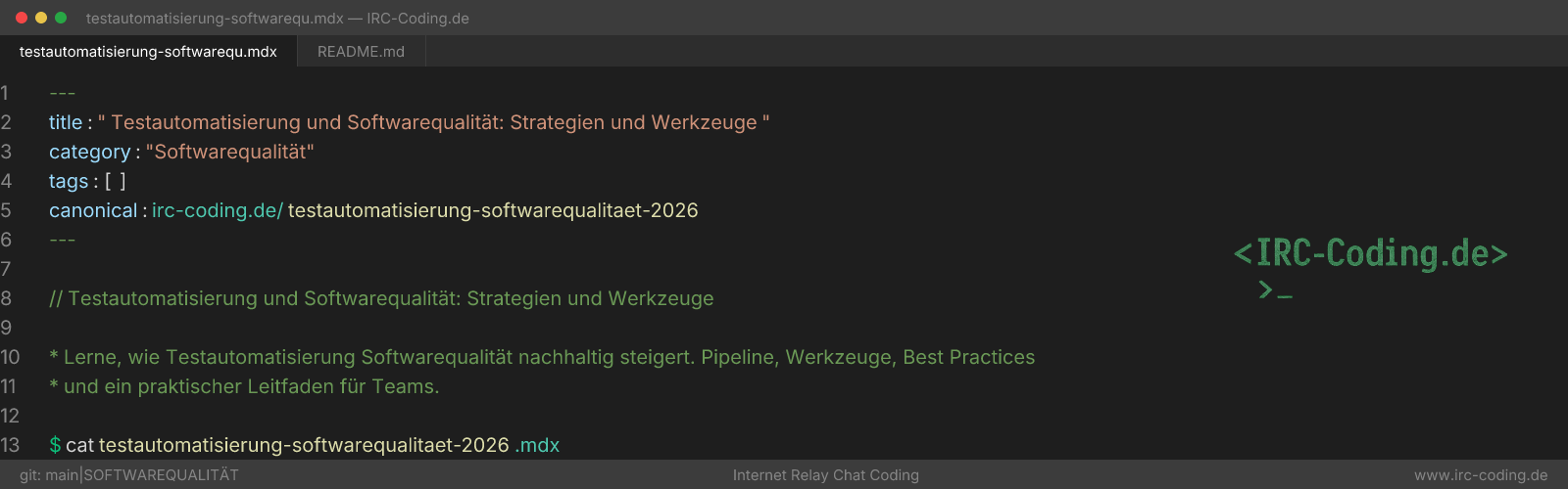 Test Automation & Software Quality: Strategies & Tools
